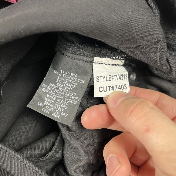 NWT Trash And Vaudeville Dream Bootcut Jeans Women’s 27/5 Black Stretch Denim - Picture 13 of 16